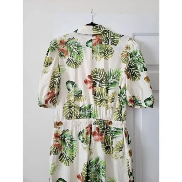 Lalipop design COTTON JUMPSUIT WITH PALM LEAF PRINT M - Picture 9 of 12